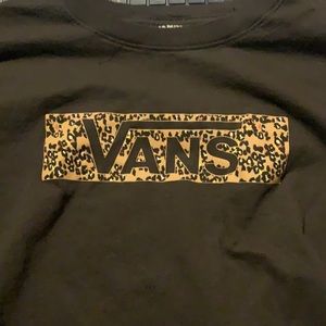 Long Sleeve Cropped Vans Shirts